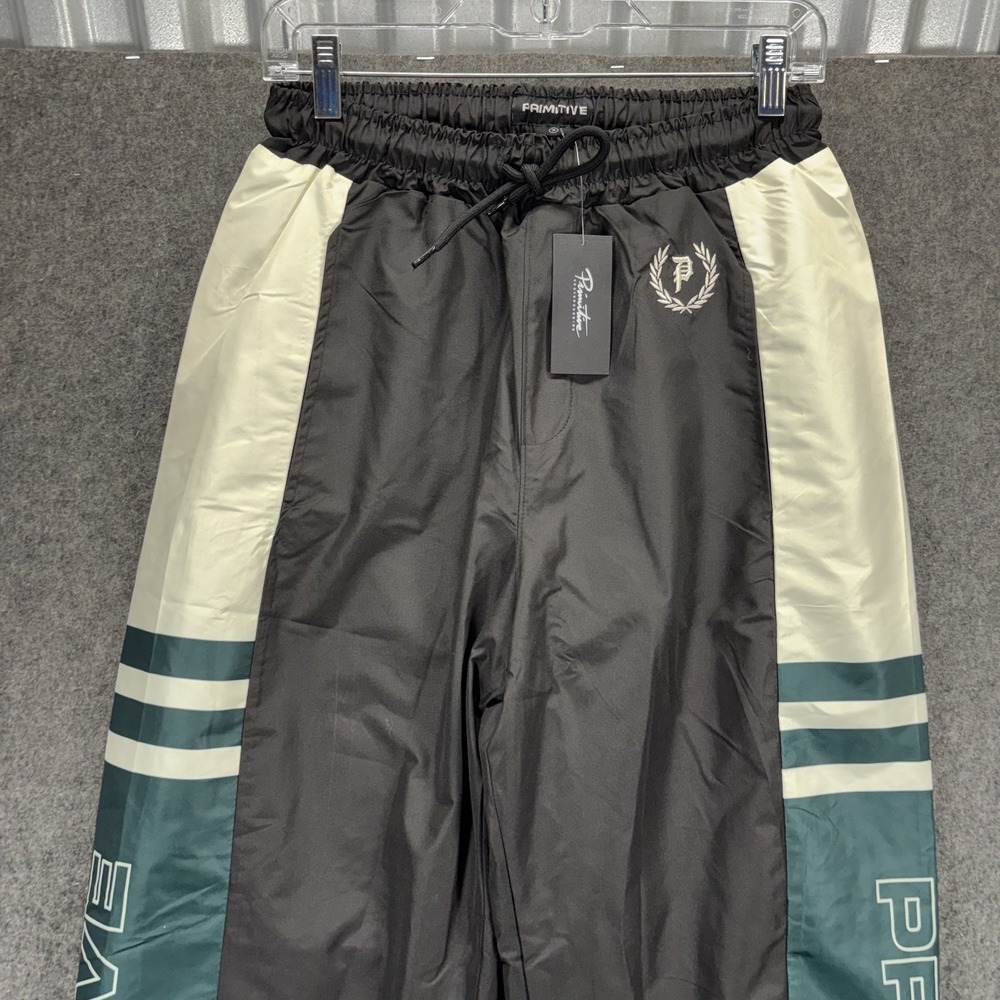 Primitive Skateboard Chiba Pants Mens Small Black Green Colorblock New - Picture 3 of 10